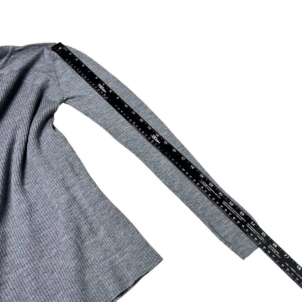 Lululemon Sweat and Savasana Sweater Grey Turtleneck Wool Blend Pullover Pockets - Picture 8 of 9